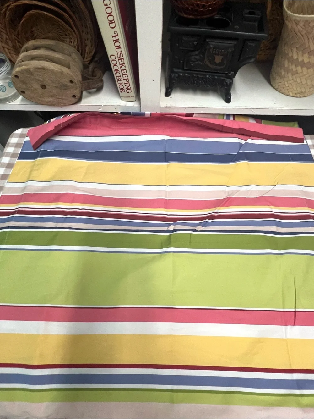Pottery Barn euro shams stripe decor pillow
